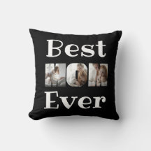モダン最高のMom Ever 3 Photos Collage Black