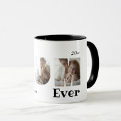 モダン最高のMom Ever 3 Photos Collage White マグカップ (正面右)