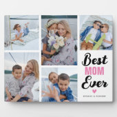 モダン最高のMom Ever Photo Grid Keepsake Gift フォトプラーク (正面)
