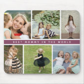 モダン最高のMommy Photo Collage マウスパッド (正面)