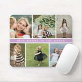 モダン最高のMommy Photo Collage Purple マウスパッド (マウス)