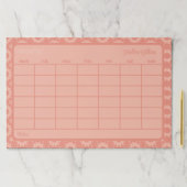 モダン月のカレンダー ペーパーパッド (インサイチュ)