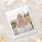 モダン有難う卒業パーティーカスタム治療 フェイバーバッグ (クリップ留めされた状態)