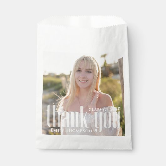 モダン有難う卒業パーティーカスタム治療 フェイバーバッグ (正面)