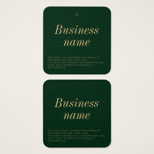 モダン服つるラベル (正面&裏面)