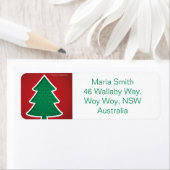 モダン木を切る ラベル (インサイチュ)