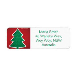 モダン木を切る ラベル