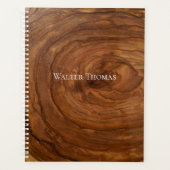 モダン木目カスタムプランナー プランナー手帳 (正面)