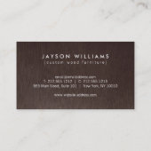 モダン木目III名刺 名刺 (裏面)