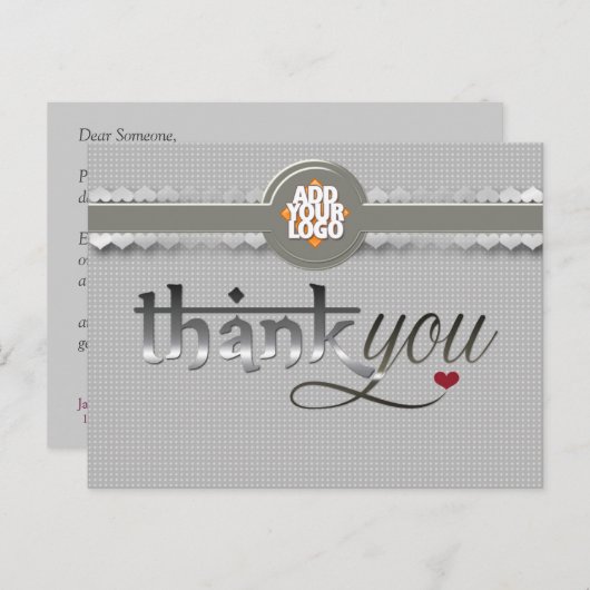 モダン東洋ラブフュージョン感謝ポストカード ポストカード (正面/裏面)