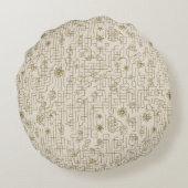 モダン枕 ラウンドクッション (裏面)