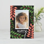 モダン果実eucalyptus branches - photo coral シーズンカード (スタンド正面)