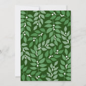 モダン果実eucalyptus branches - photo olive シーズンカード (裏面)