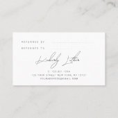 モダン桃の水色メイクアップ 紹介カード (裏面)