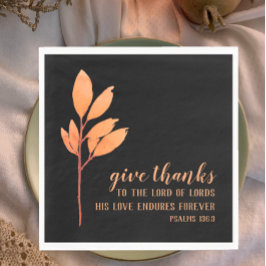 モダン桃金ゴールド水の色与え感謝してい聖なる書物、 経典 スタンダードランチョンナプキン