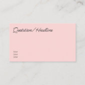 モダン桜 名刺 (裏面)