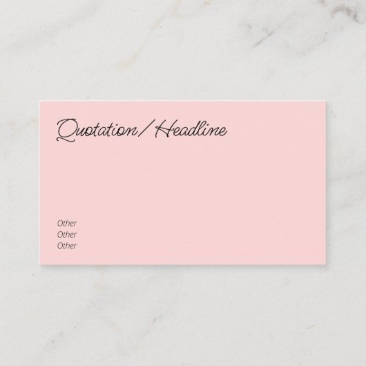 モダン桜 名刺 (裏面)