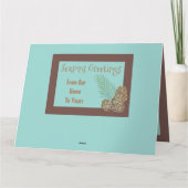 モダン梅 カード (裏面)