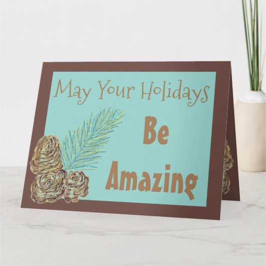 モダン梅 カード (正面)