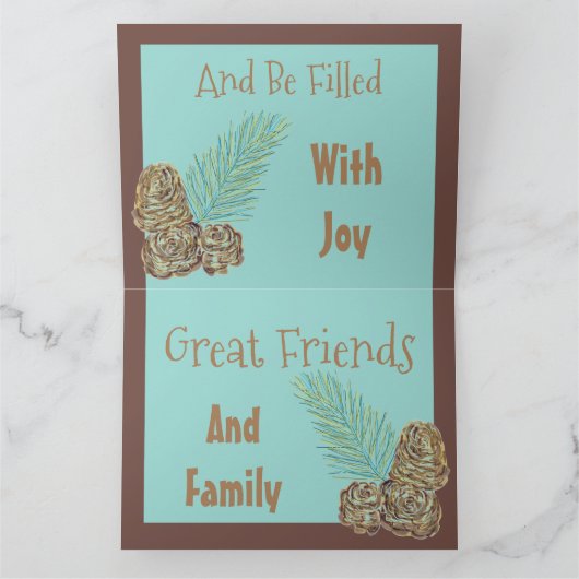 モダン梅 カード (内部)