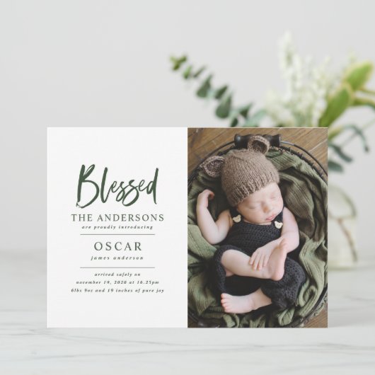 モダン植物性賛美クリスマス写真 (スタンド正面)