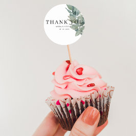 モダン植物結婚の感謝してい木 ラウンドシール