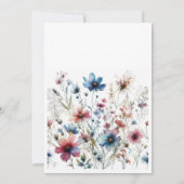 モダン植物葬儀追悼会 招待状 (裏面)