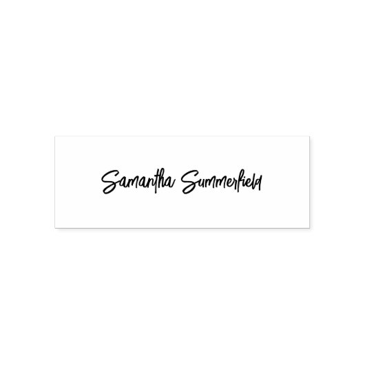 モダン業務カスタム署名 セルフインキングスタンプ (デザイン)