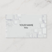 モダン正方形 名刺 (正面)