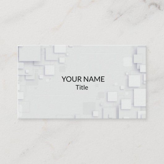 モダン正方形 名刺 (正面)