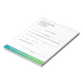 モダン歯科スリップまたは滑ることアポイントメントカスタム ノートパッド (回転)