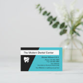 モダン歯科医院デザイン 名刺 (スタンド正面)