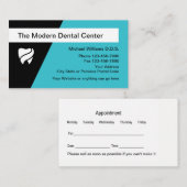 モダン歯科医院デザイン 名刺 (正面/裏面)