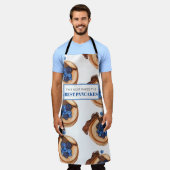 モダン母がパンケ最高のーキを贈る エプロン (着用した状態)