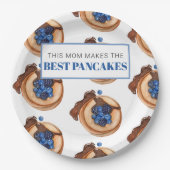 モダン母がパンケ最高のーキを贈る ペーパープレート (正面)