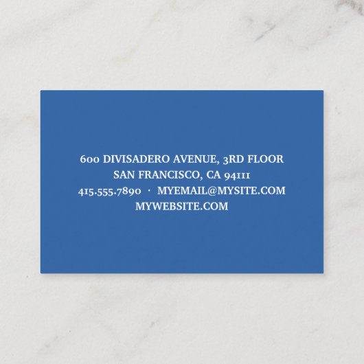 モダン母がパンケ最高のーキを贈る 名刺 (裏面)