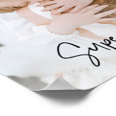 モダン母の写真と母のすごい文字 |お母さんへのプレゼント ポスター (角)