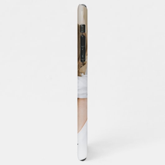 モダン母の写真と母のすごい文字 |お母さんへのプレゼント iPhoneケース (左側)