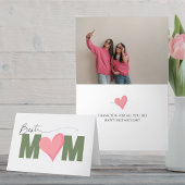 モダン母カスタムの写真母の日 シーズンカード