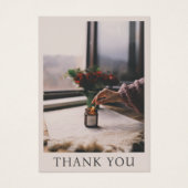 モダン気にCandleサンキューカード (正面)