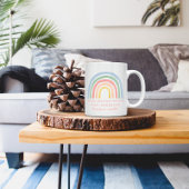 モダン水の色の虹の先生感謝していギフト マグカップ