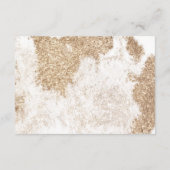 モダン水ミニマル色オイスタービーチRSVP エンクロージャーカード (裏面)