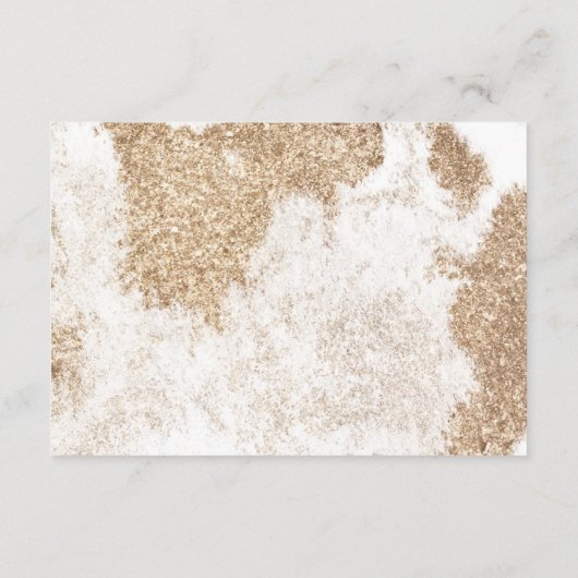 モダン水ミニマル色オイスタービーチRSVP エンクロージャーカード (裏面)