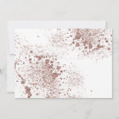 モダン水彩グリッター葉はだしの花嫁™ (裏面)