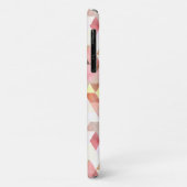 モダン水彩ピンクグリーン三角形モノグラム Case-Mate iPhoneケース (裏面/左)