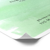 モダン水彩価格表ポスター ポスター (角)