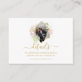 モダン水彩写真 エンクロージャーカード