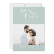 モダン水彩画字タイポグラフィ結婚の写真