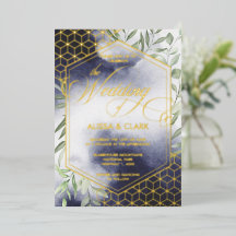 モダン水彩葉のジオメトはっきりしたリックフレーム