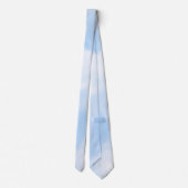 モダン水彩青雲 ネクタイ (裏面)